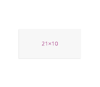 Печать Открытка 21х10