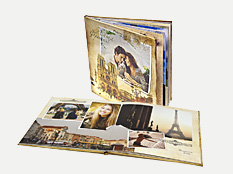 Книга Премиум в твердой обложке, на сером
